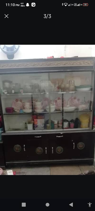 Bed set with showcase and singhaar
