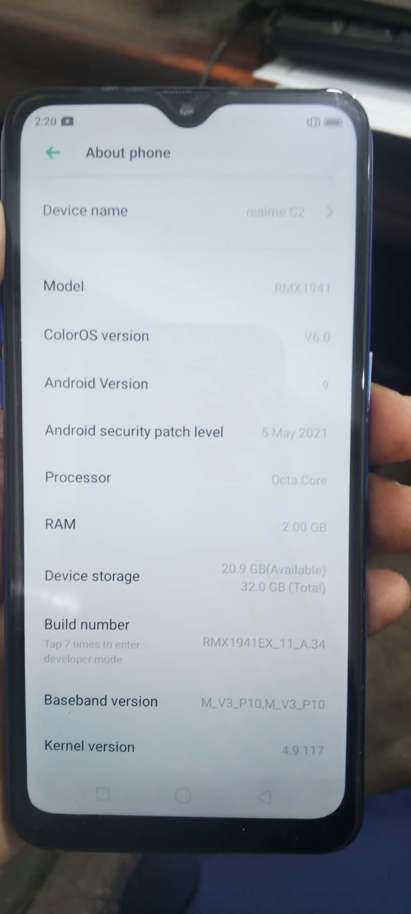 Realme C2 0
