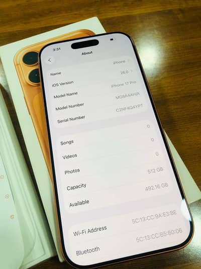 I phone 17 pro