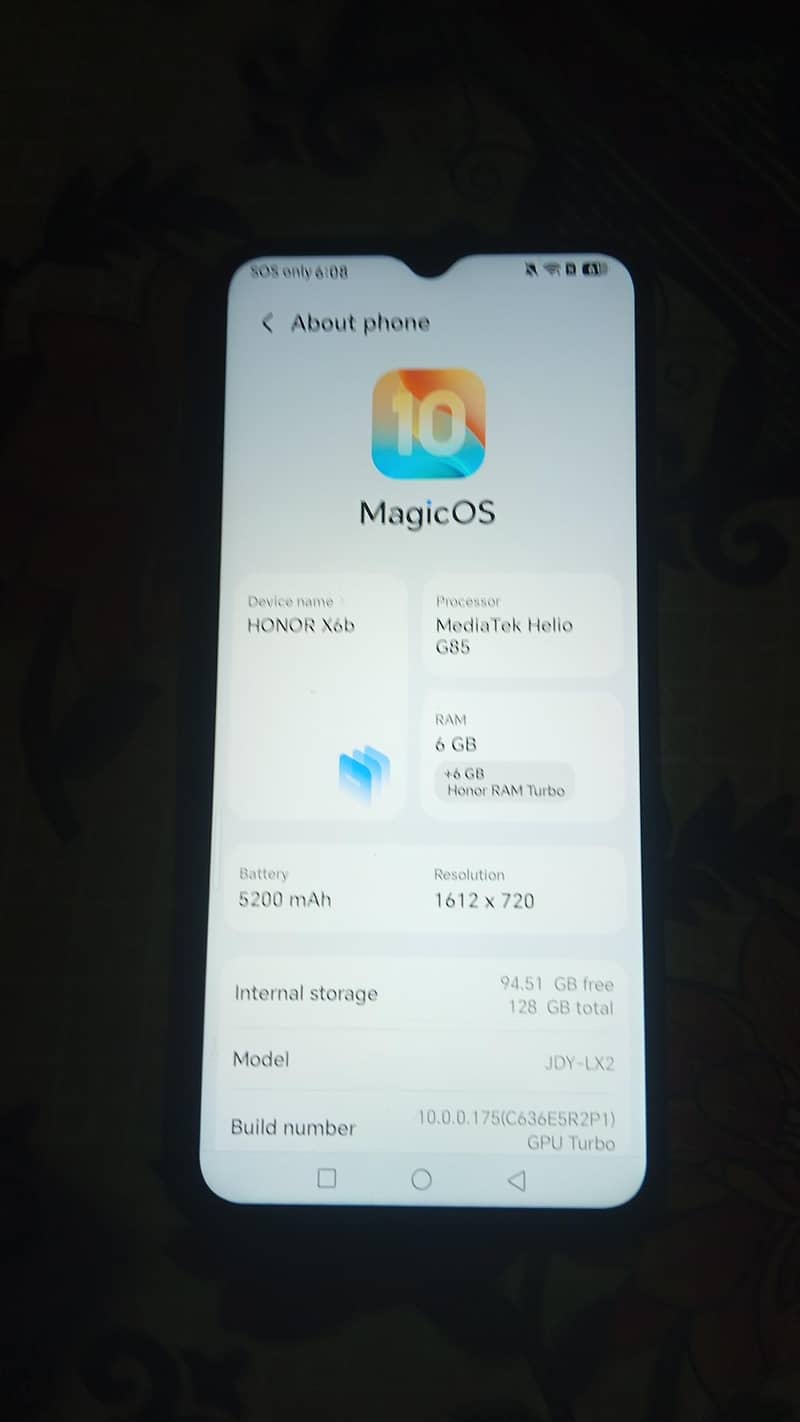 Honor X6b 0