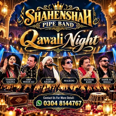 Live Qawali Nights, Fauji Band baja , Events, Dhool , Fauji Pipe Band