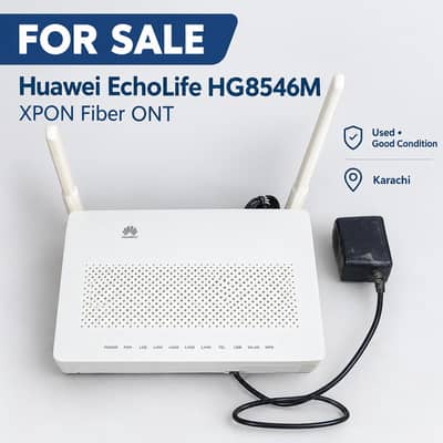 Huawei EchoLife HG8546M XPON Router – Used, Good Condition
