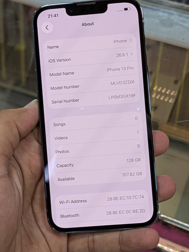 Iphone 13 pro sim time available 6