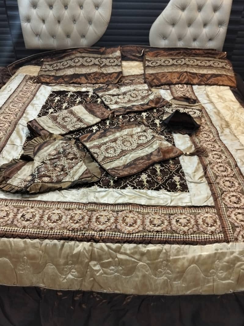 7piece bedsheet set(2 types) 1