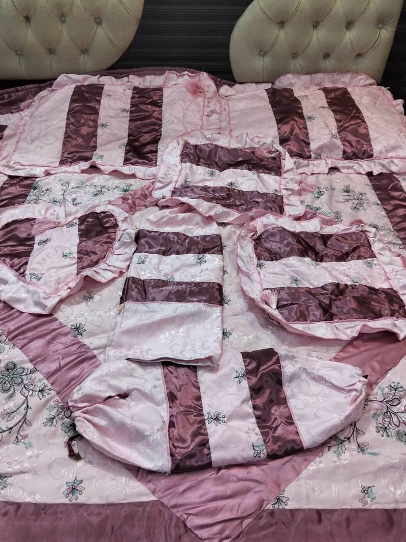 7piece bedsheet set(2 types) 7