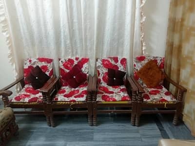 wooden chairs