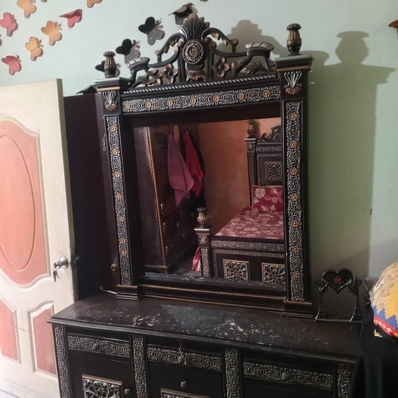 bed set side table dressing singar 2