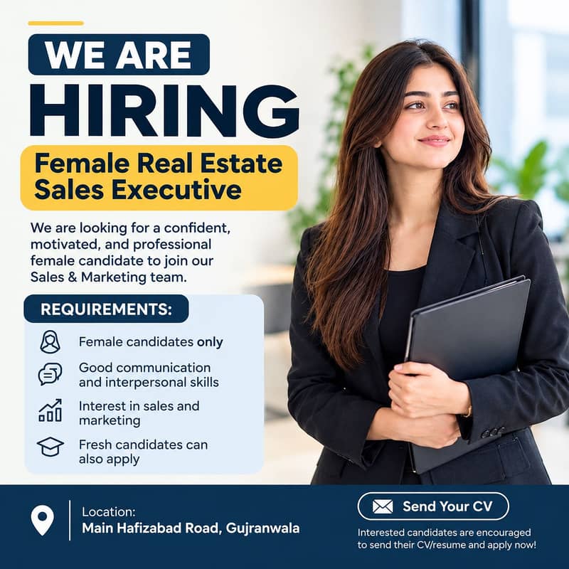 Female Real Estate Sales Executive Required - Sales Jobs - 1120418697
