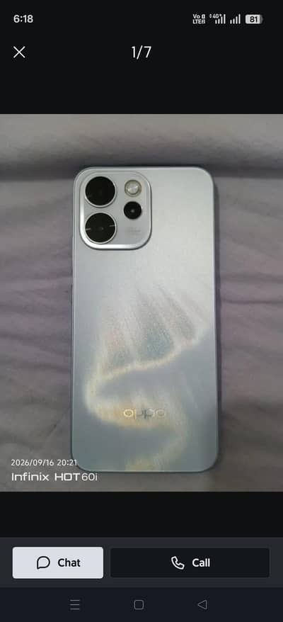 OPPO Reno 15 F new Fon only 3 4 month use condition new