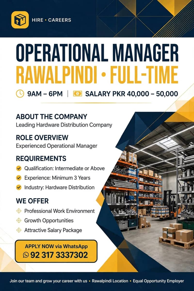 OPERATIONAL MANAGER 0