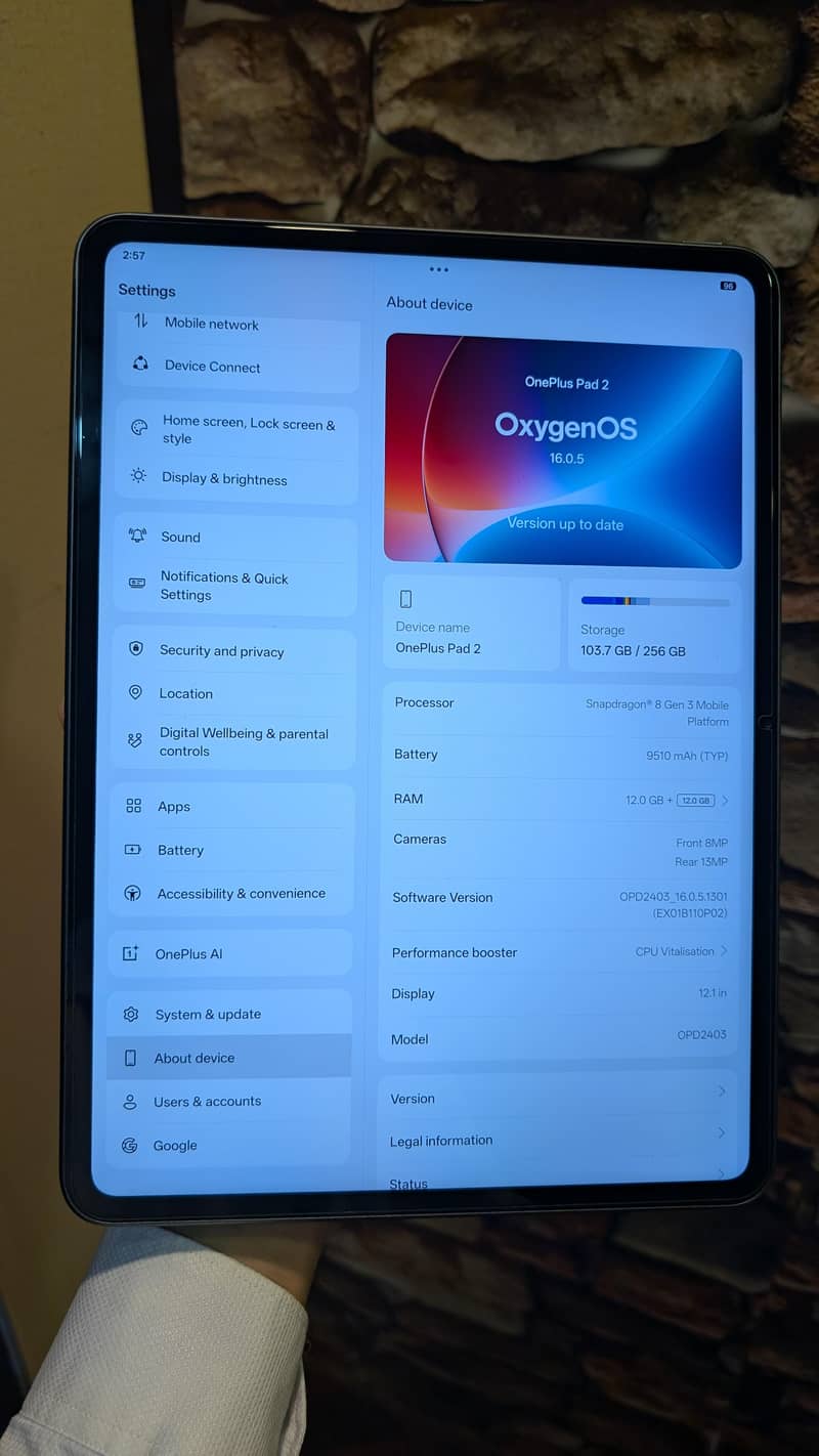 OnePlus pad 2 3