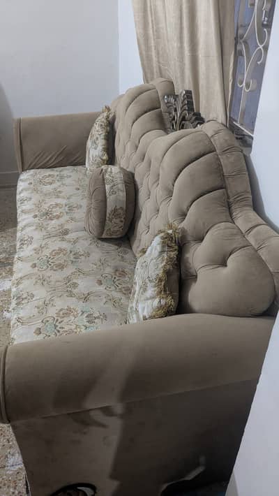 5 Seater Suede Fabric (Malai velvet)