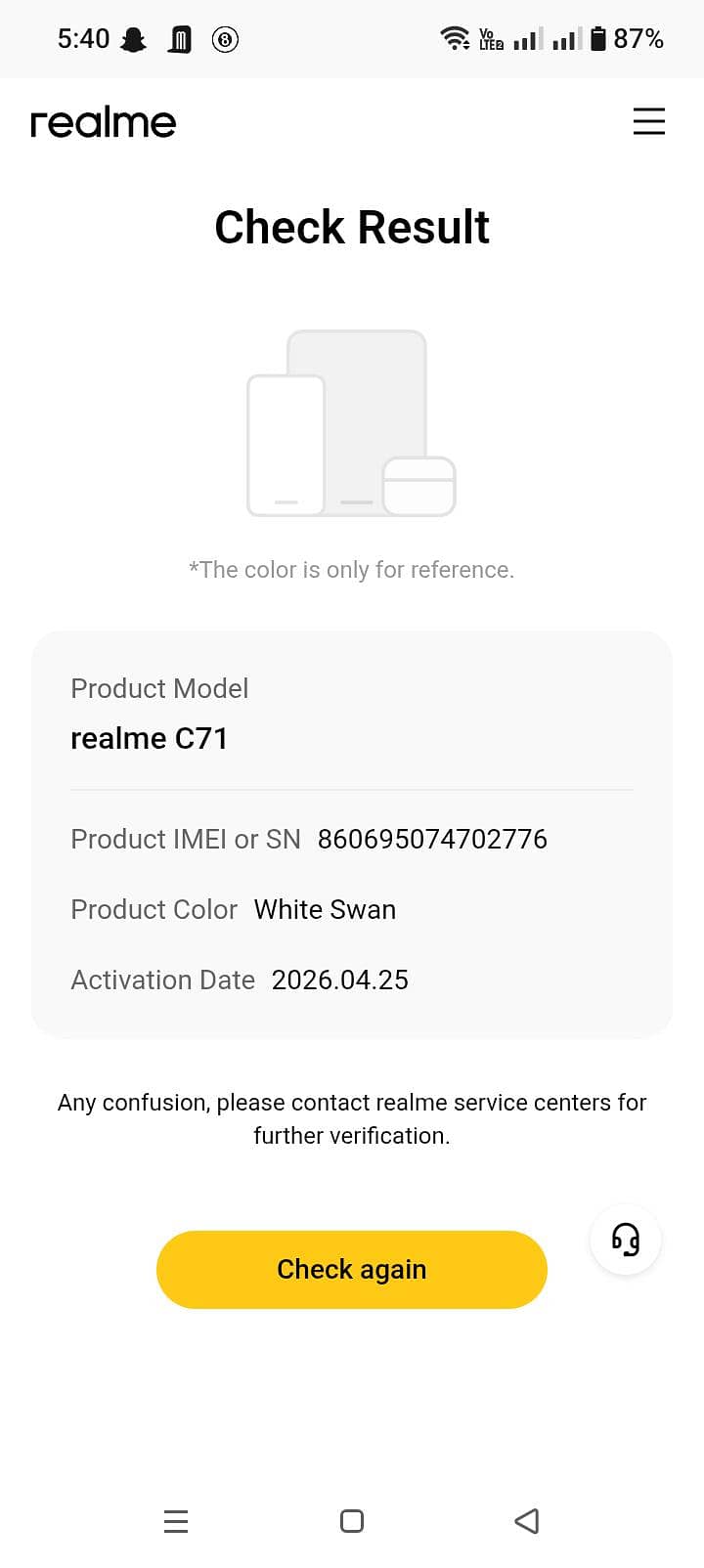 Realme C71 8