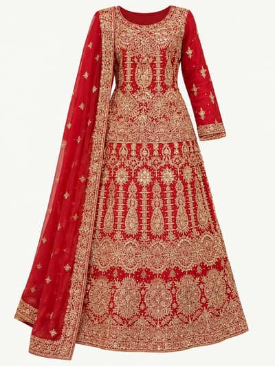 Red Lehnga