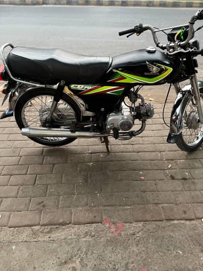 Honda 70cc model 2019 for sale in very good condition like new