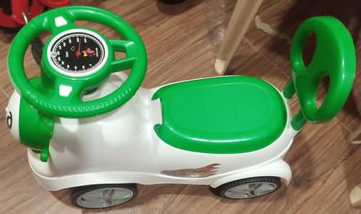 Kids Car for 1 to 3 Years| with Steering Wheel and Back Support