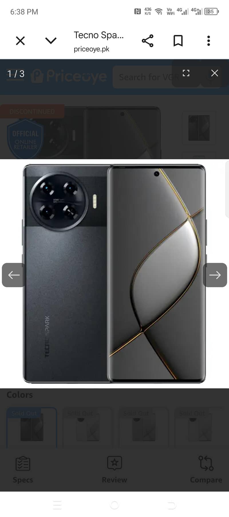 Tecno Spark 20 Pro Plus 0