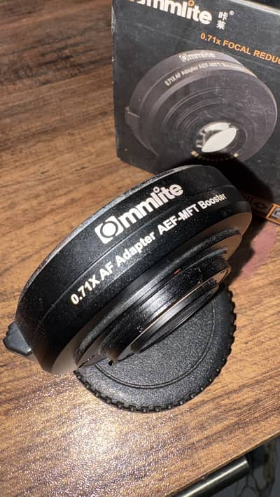 COMMLITE Speedbooster/lens adapter, MFT to EOS