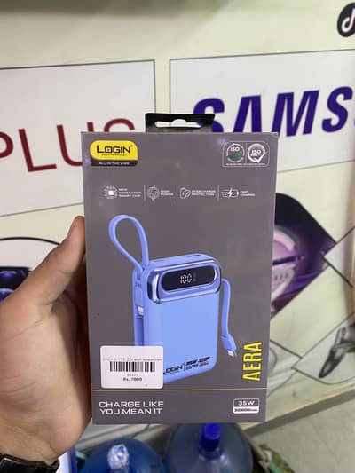 Login AERA L-713 20000mAh 35W Fast Power Bank - Brand New Box Pack