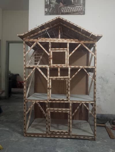 wooden cage