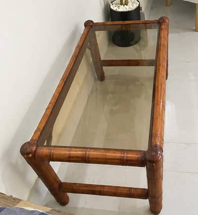 Urgent Sale - Traditional Wooden 5 Seater sofa set Hand woven Rs 8,000