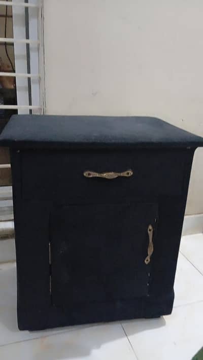 black velvet side table