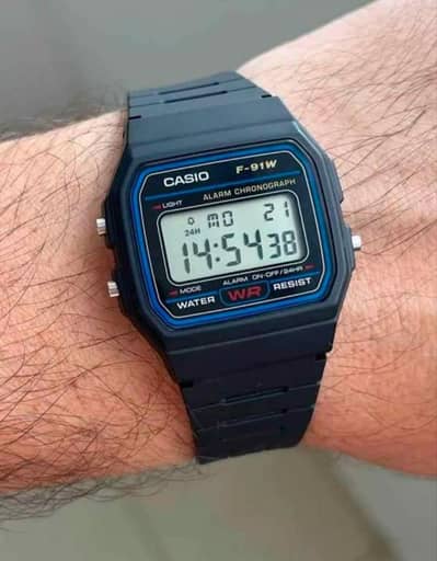 Casio F-91W Digital Watch | 10/10 Mint Condition | Made in Malaysia