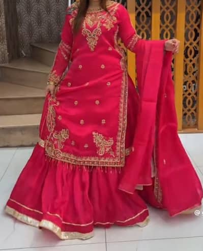 SHOCKING PINK LEHNGA