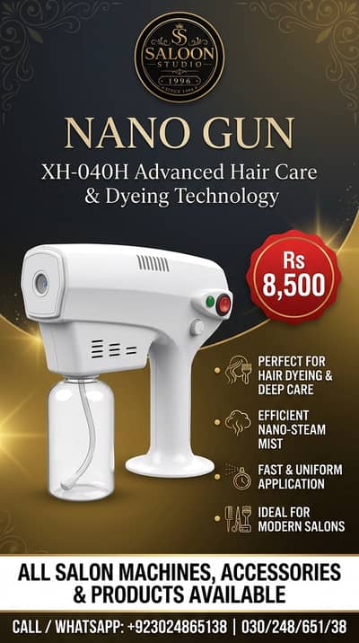 Nano Gun / Nano Steamer Hair Equipment – Small & Large Size | Hydra