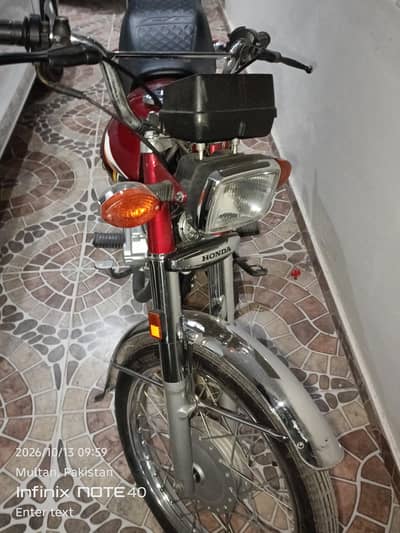 Honda CG 125 2025 Model (1861 KM