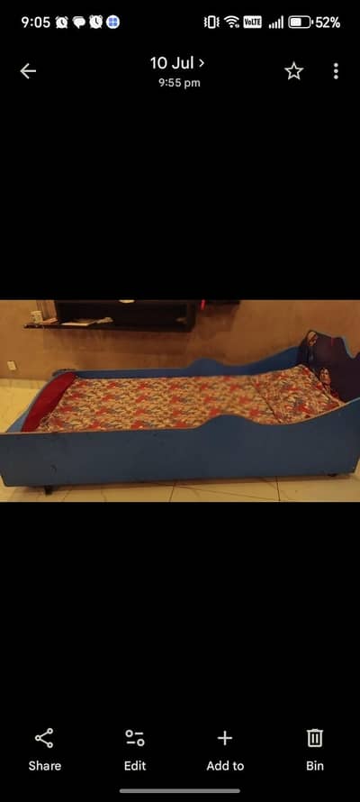 Bed for sale with mattress