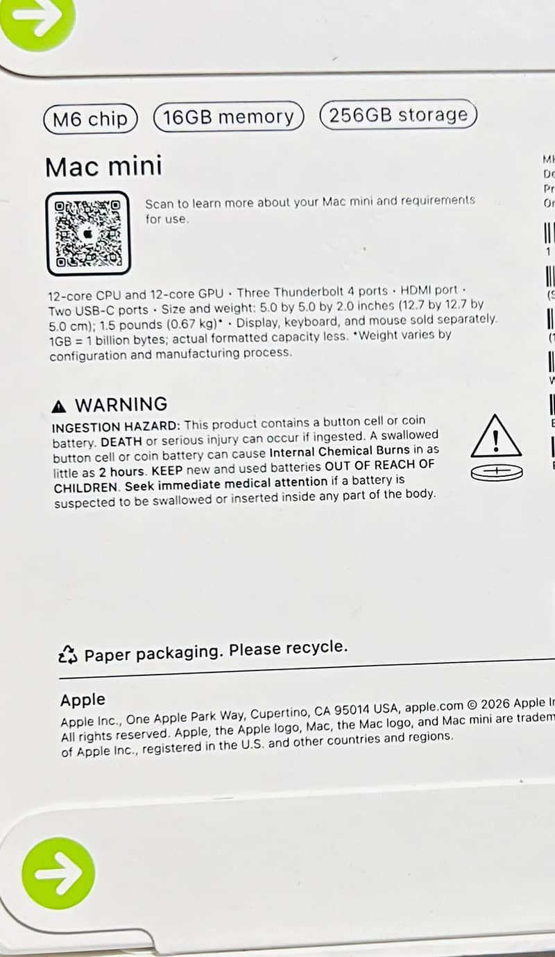 Mac mini M6 0
