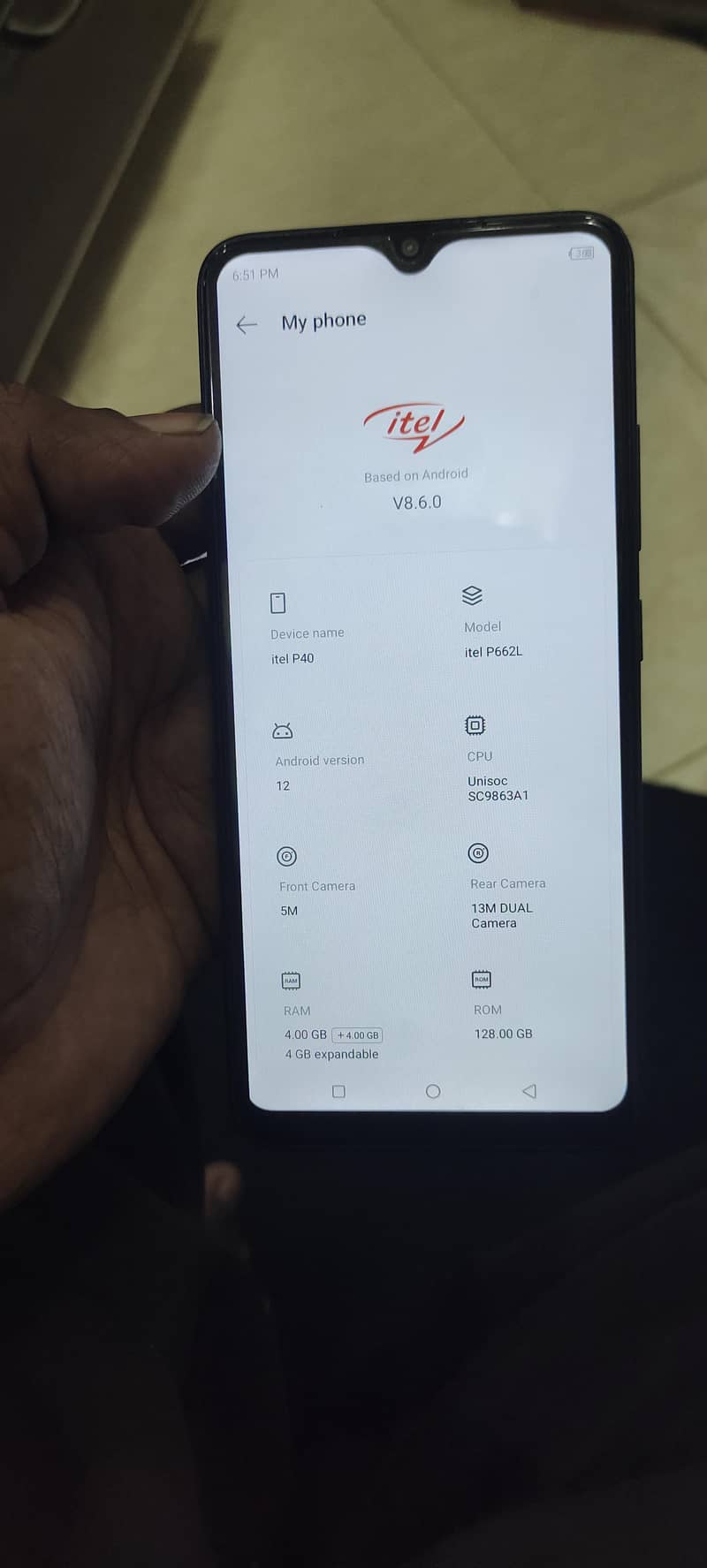 itel p40 7
