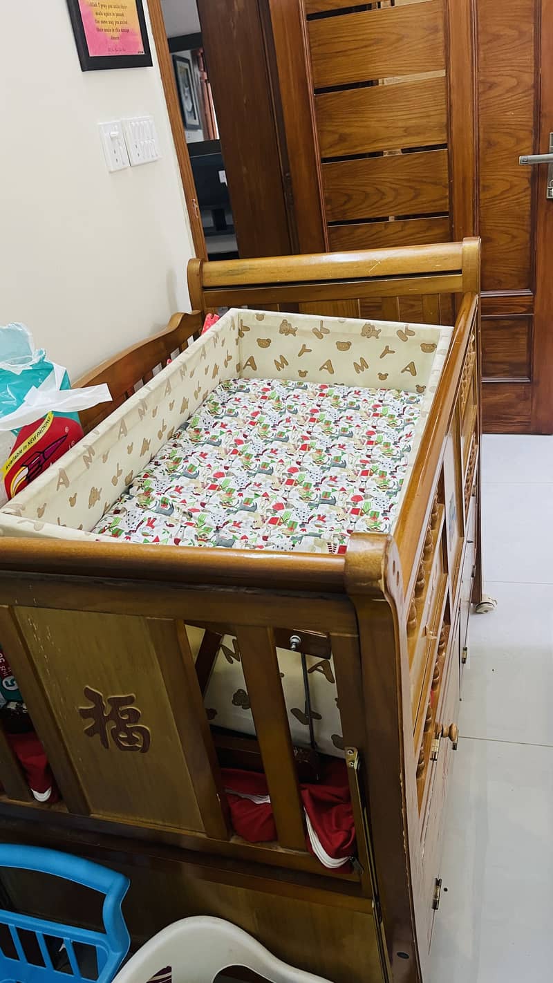 Bed set double bed with side table 7