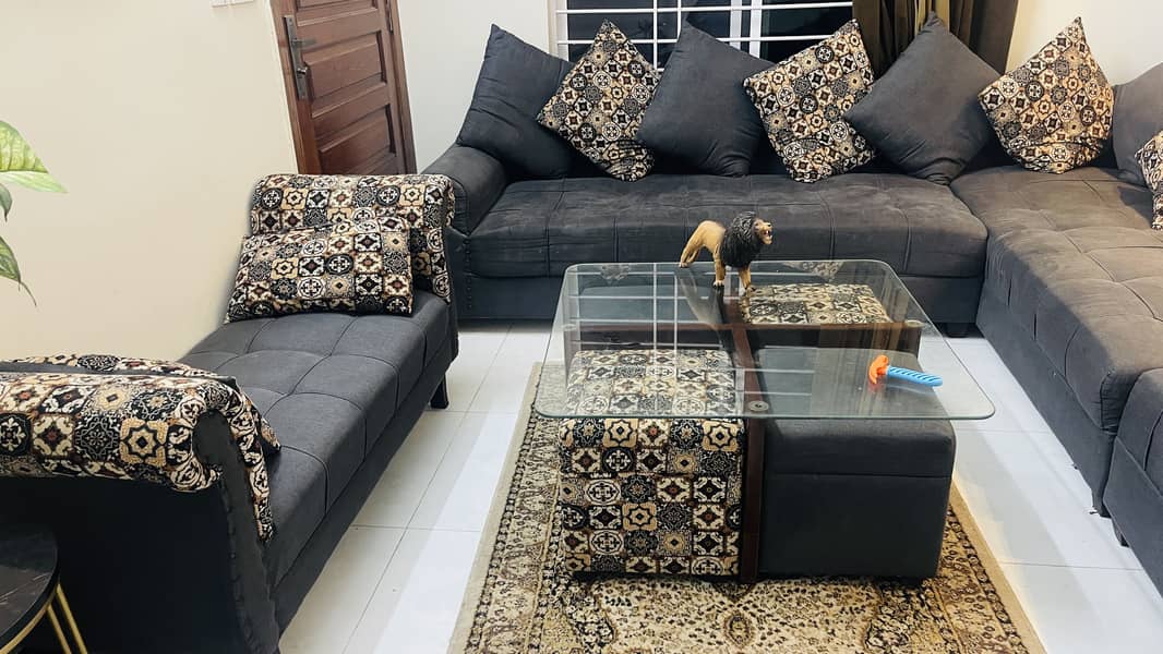 Bed set double bed with side table 9