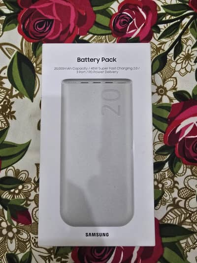 Samsung Power Bank 20000mAh 2.0 Super Fast Charging