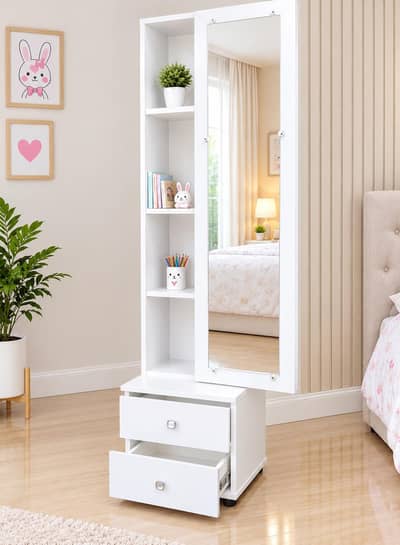 Dressing table with 2 drawers