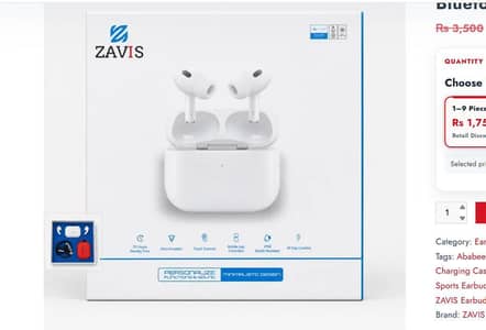 ZAVIS Wireless Earbuds with ENC, Bluetooth 5.3 & Silicone Case