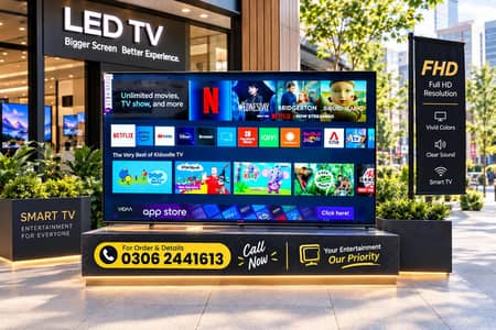 60" Inch Samsung led tv Big screen size new Model Available 4k border