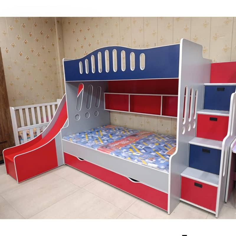 Bunk bed with slide 0