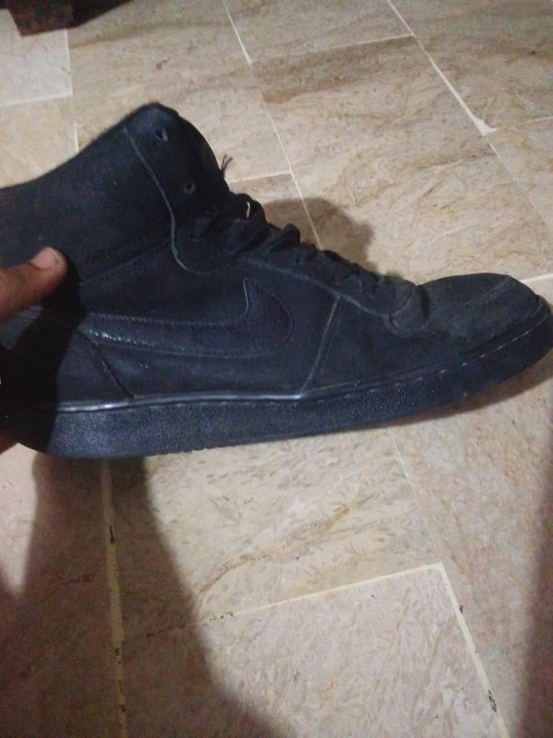 nike ebernon mid triple black - Footwear - 1120421317
