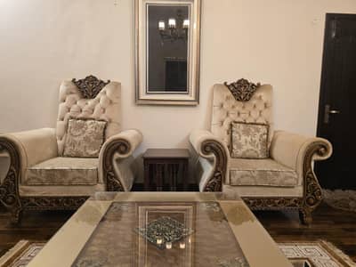 Complete Sofa set with centre table carpets fans lights and more