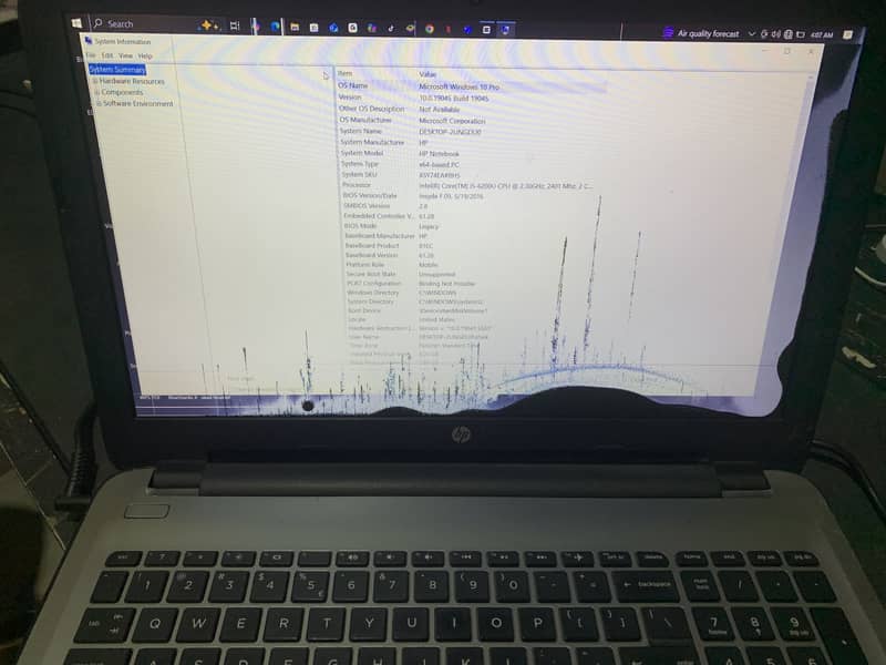 Hp Notebook 15 inch 6
