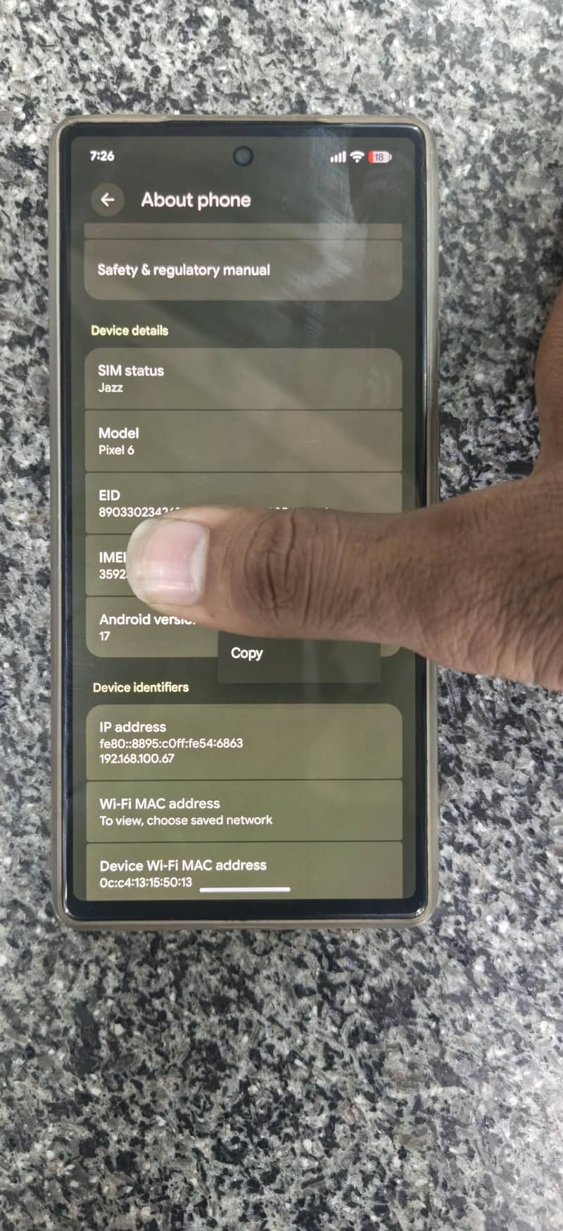 Google Pixel 6 3