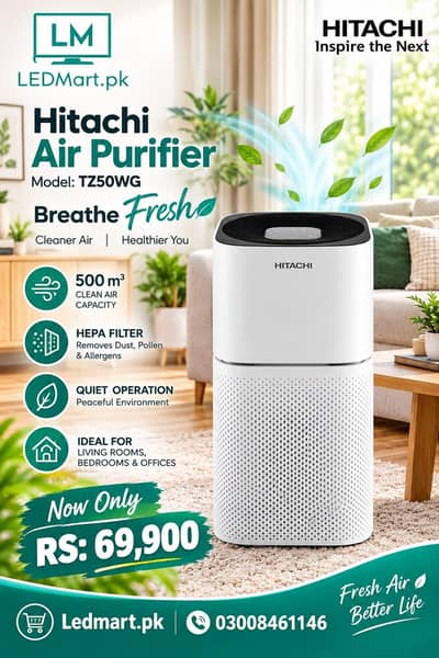 HITACHI Airpurifier for 500m³ model TZ 50