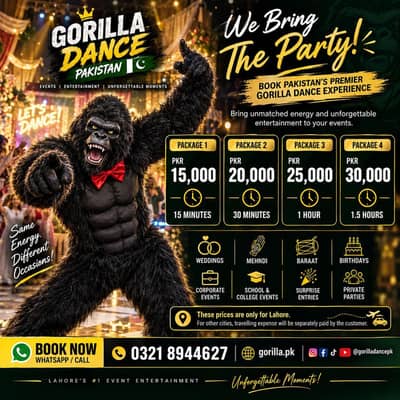 Gorela Available for Events In lahore