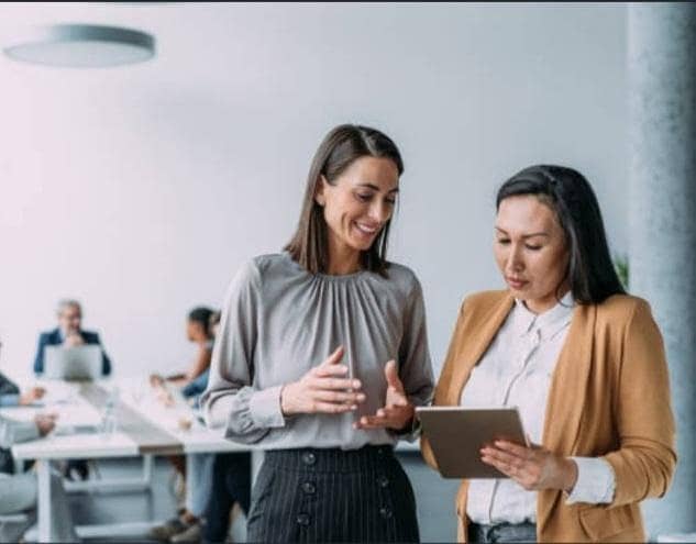 working from female 0