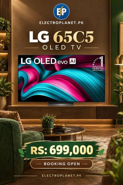 LG 65"  65C5 modelOLED TV 4K ULTRA SMART GAMING TV