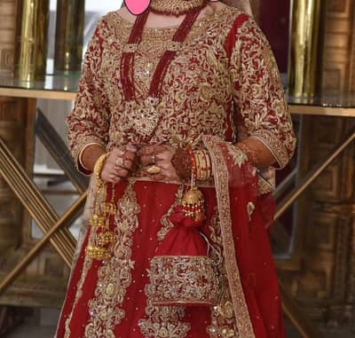 Bridal Lehenga, Red Bridal Dress, Dulhan Lehenga, Barat Lehenga