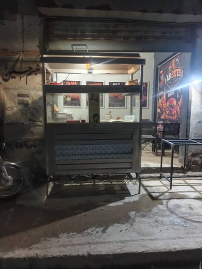 Fast Food Setup For Sale Counter, Hotplate, chairs